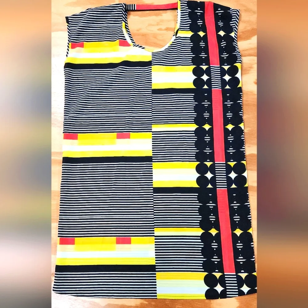 Abstract Shift Dress By TJ Collection